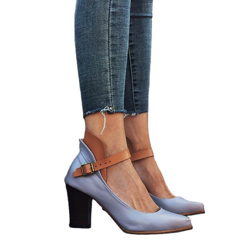 Chunky Heel High Heel Women's Sandals - MYLUXURY LANE ENTERPRISE