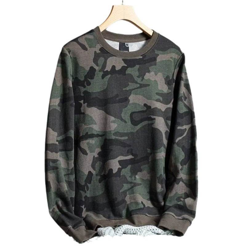 Camouflage Printed Loose Leisure Sports Long-sleeved Men's Sweater - MYLUXURY LANE ENTERPRISE