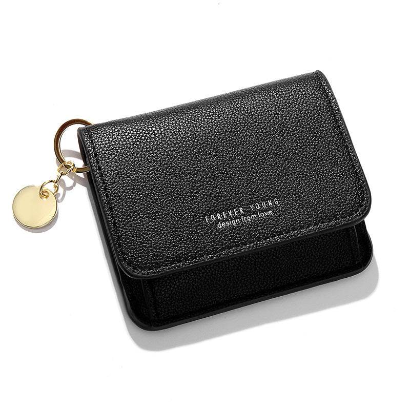 Women's Short Fashion PU Leather Zero Wallet - MYLUXURY LANE ENTERPRISE
