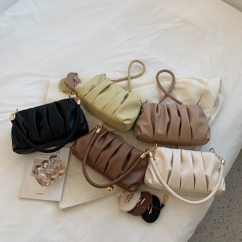 Small Soft PU Leather Underarm Handbags - MYLUXURY LANE ENTERPRISE
