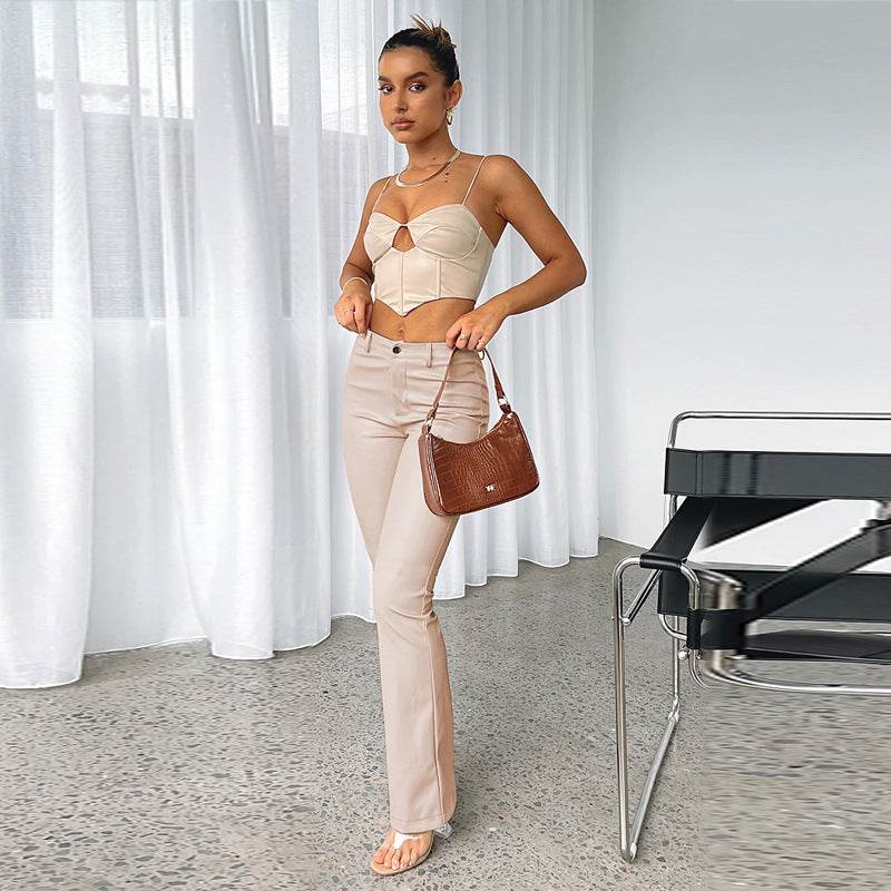Fashion New Women's High Elastic PU Leather Pants - MYLUXURY LANE ENTERPRISE
