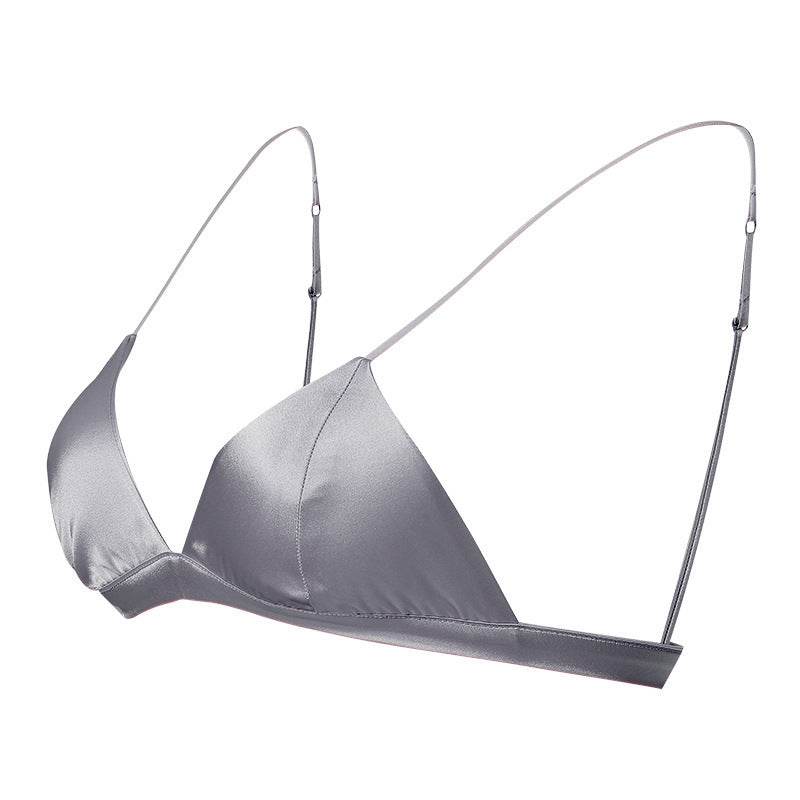 Silk Non-steel Ring Triangular Cup Invisible Underwear - MYLUXURY LANE ENTERPRISE