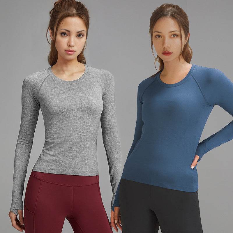 Raglan Lady Sports Long-sleeved Yoga Clothes - MYLUXURY LANE ENTERPRISE
