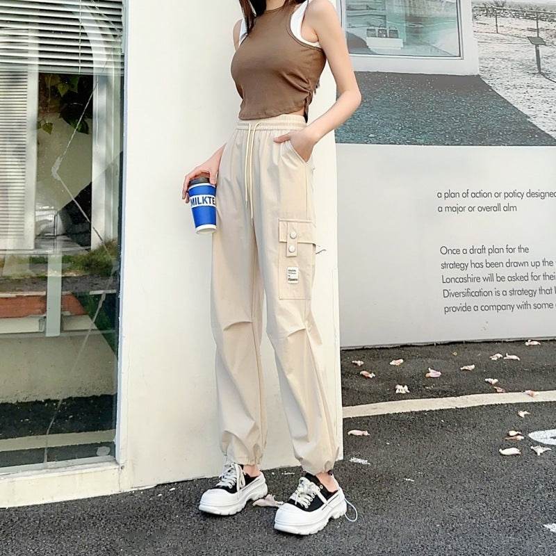 American Style Overalls Quick-drying Sports Straight Wide Leg - MYLUXURY LANE ENTERPRISE