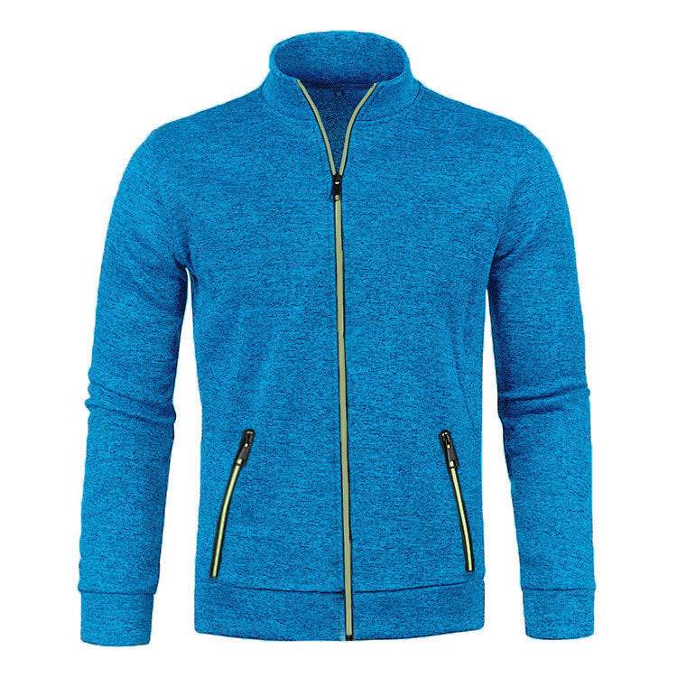 Men's Long Zipper Knitted Jacket - MYLUXURY LANE ENTERPRISE