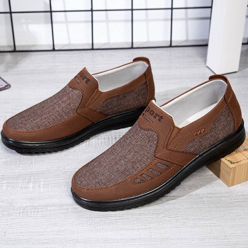 Spring And Autumn Old Beijing Cloth Shoes Men's Shoes Men's Breathable Thin Shoes - MYLUXURY LANE ENTERPRISE