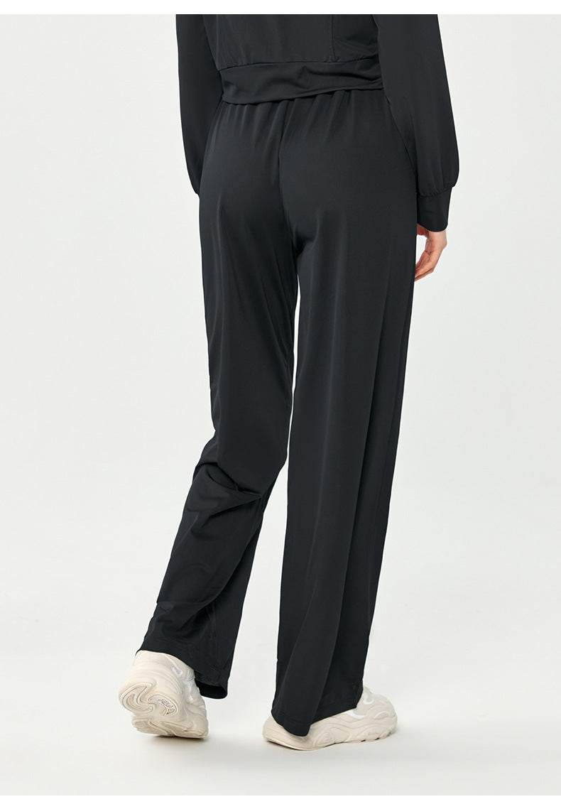 Women's Fashion Loose Casual Slim-fit Draping Double Pockets Yoga Pants - MYLUXURY LANE ENTERPRISE