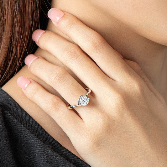 Fashion Bud 1 Carat Moissanite Ring - MYLUXURY LANE ENTERPRISE