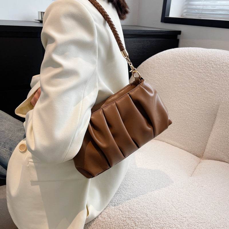 Small Soft PU Leather Underarm Handbags - MYLUXURY LANE ENTERPRISE