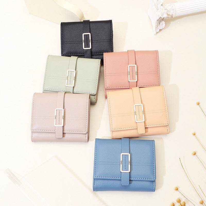 Wallet Multifunctional Folding Coin Purse Student Card Holder - MYLUXURY LANE ENTERPRISE