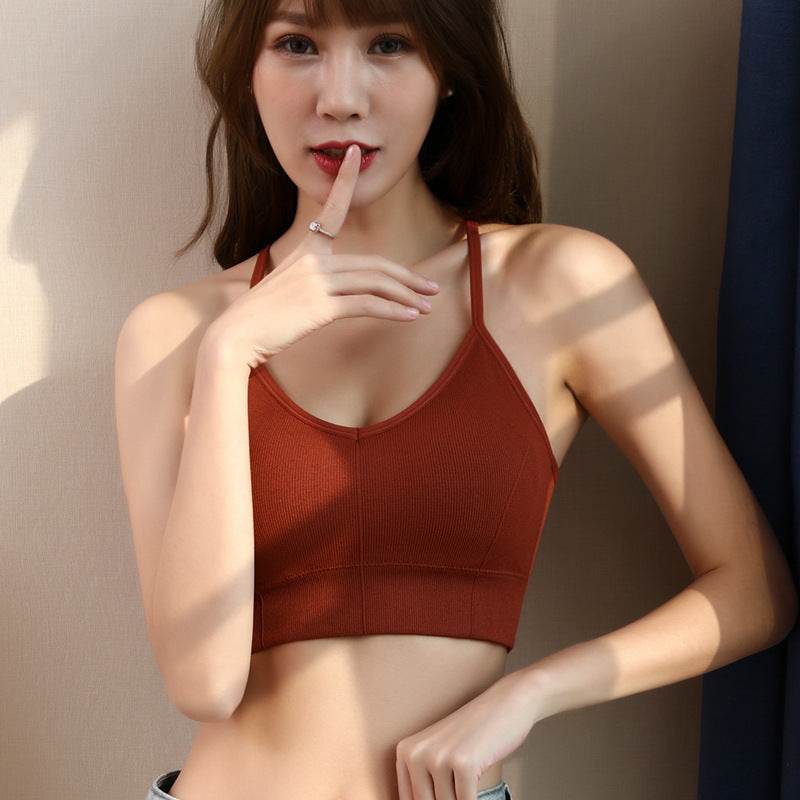 Large U Beauty Back Cross Sling Underwear Ladies Belt Chest Pad Anti-wardrobe Malfunction Base One-piece Tube Top Wrapped Chest For Women - MYLUXURY LANE ENTERPRISE