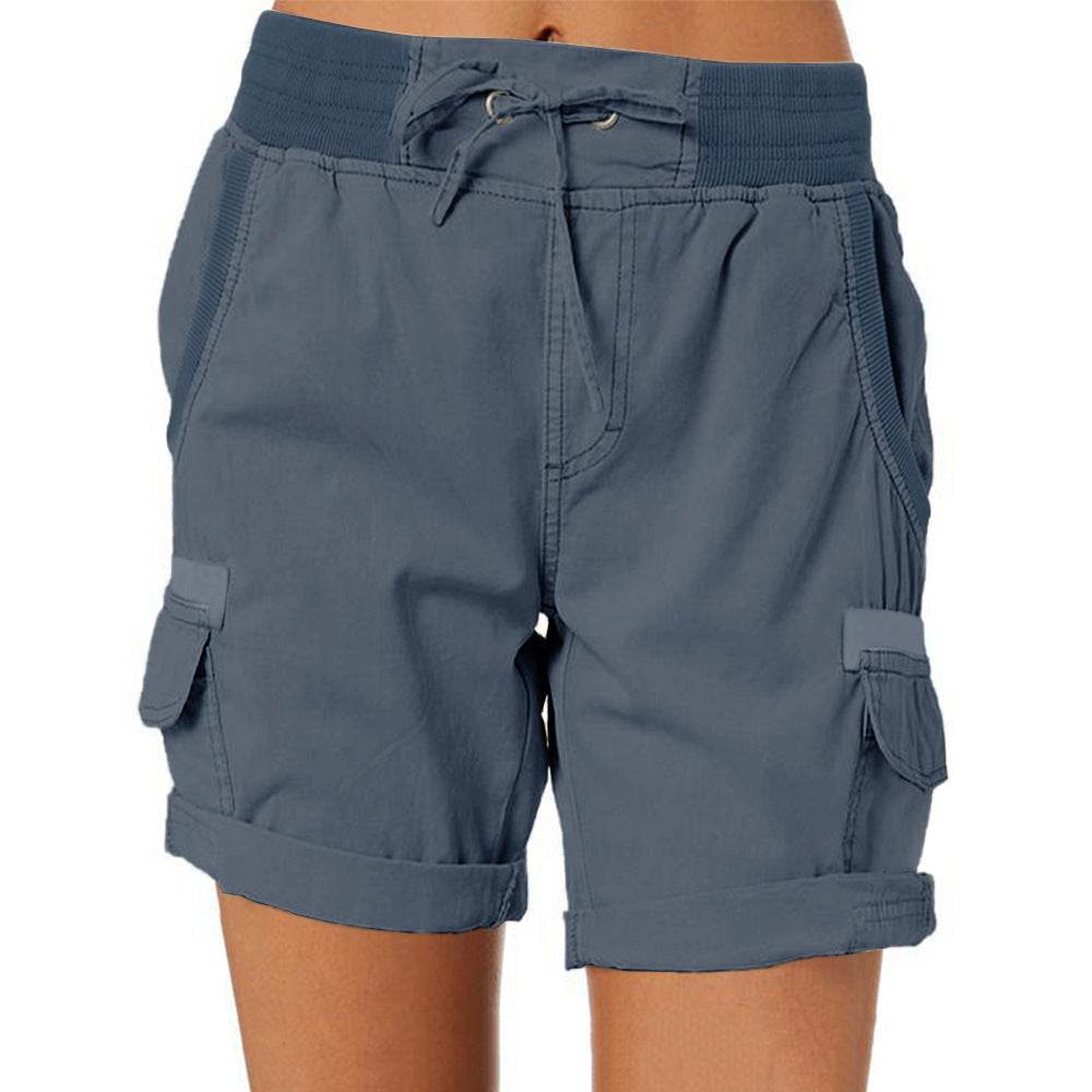 Women's Casual High Waist Cargo Shorts - MYLUXURY LANE ENTERPRISE