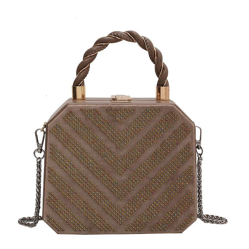 Simple Shoulder Bag Messenger Bag Metal Buckle Female Bag - MYLUXURY LANE ENTERPRISE