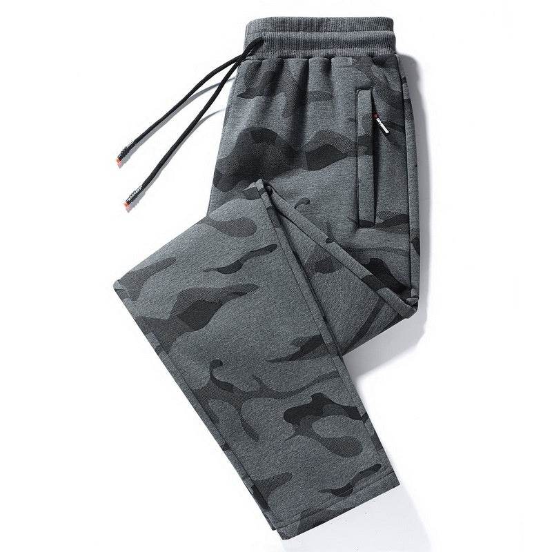 Men's Autumn Winter Cotton Men's Casual Pants Plus-sized Ankle Banded Pants - MYLUXURY LANE ENTERPRISE