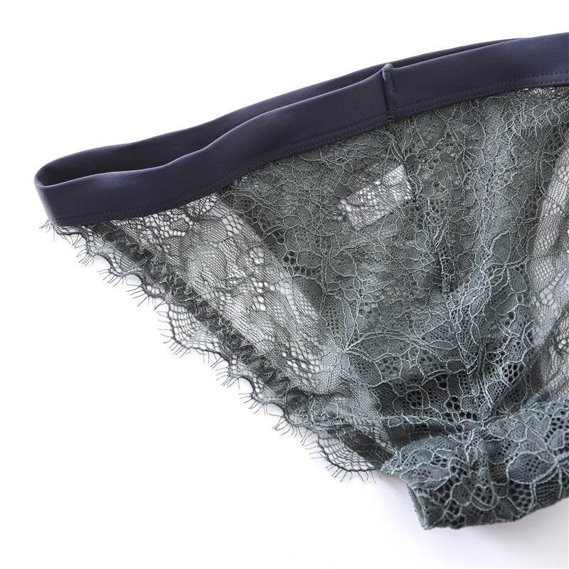 Lace French triangle cup bra set - MYLUXURY LANE ENTERPRISE