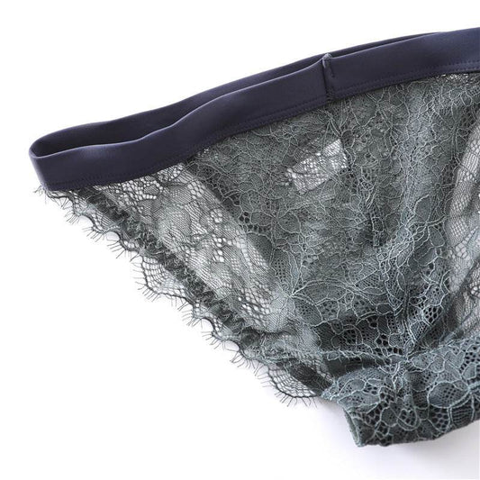 Lace French triangle cup bra set - MYLUXURY LANE ENTERPRISE