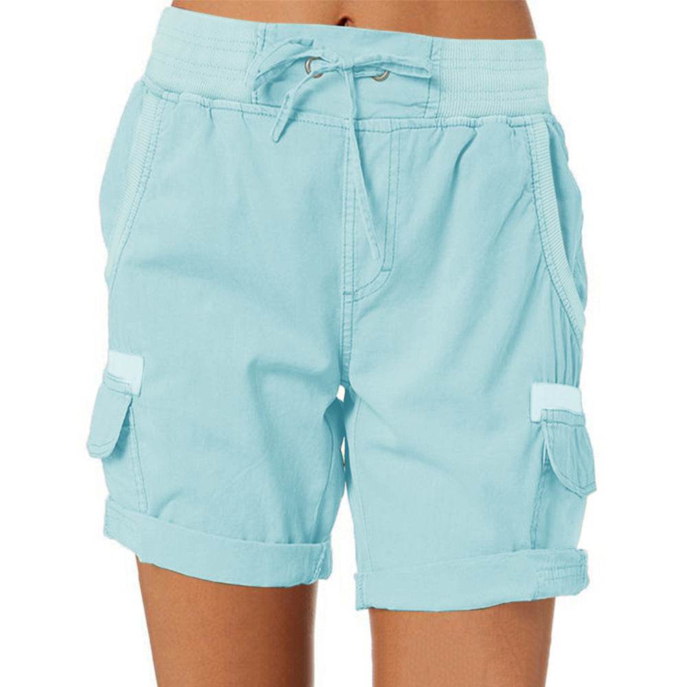 Women's Casual High Waist Cargo Shorts - MYLUXURY LANE ENTERPRISE