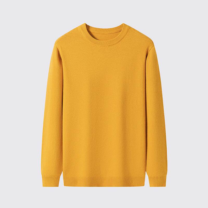 Autumn And Winter New Sweater Men's Round-neck Long-sleeved Pullover Casual Knitted - MYLUXURY LANE ENTERPRISE