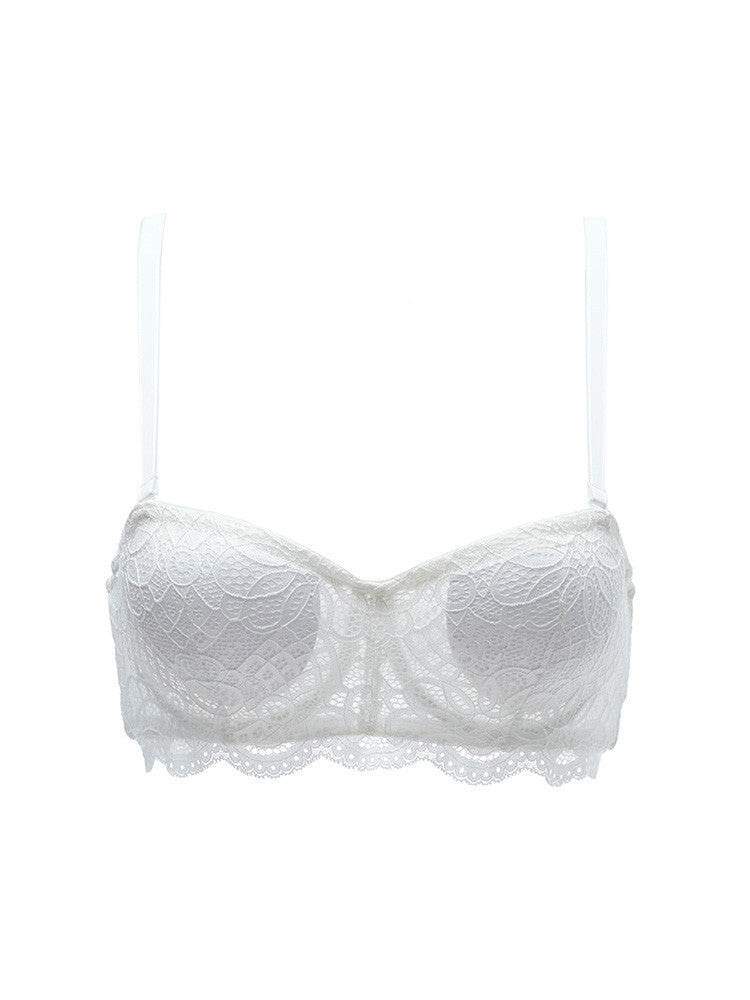 Half Cup Comfortable Lace Thin Bra - MYLUXURY LANE ENTERPRISE