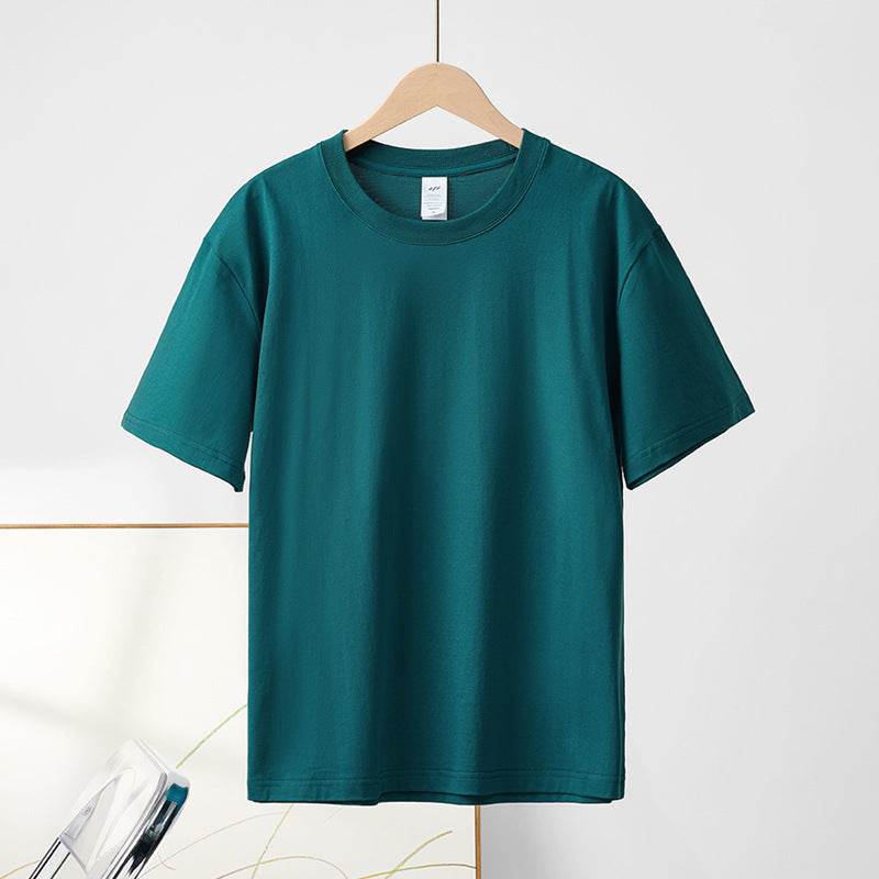 Cotton Round Neck Short Sleeve T-shirt Top - MYLUXURY LANE ENTERPRISE