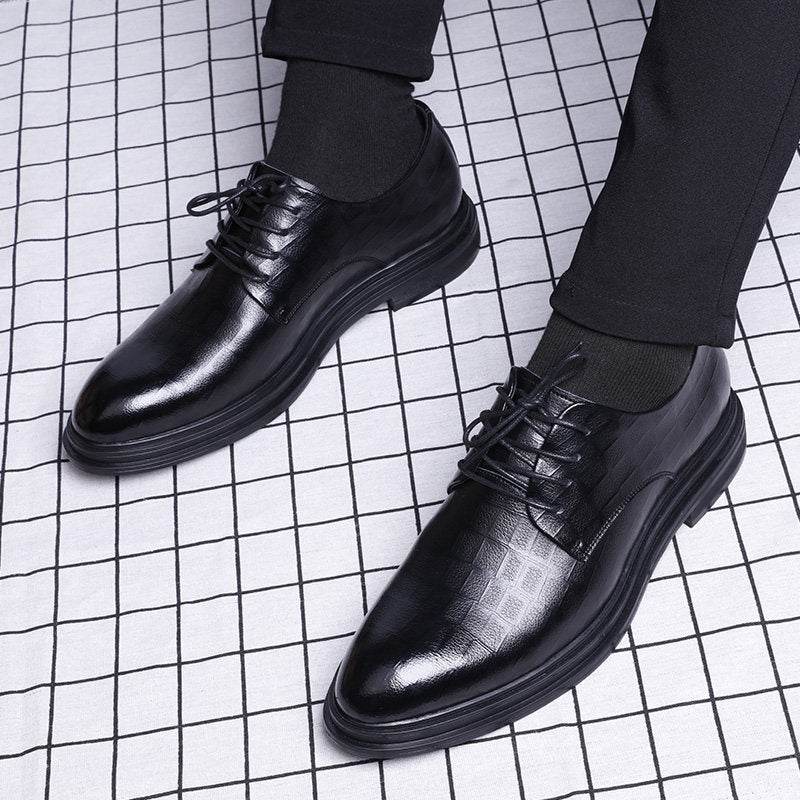 Autumn New British Men's Casual Leather Shoes Men's Plus Size Genuine Leather Business Men's Shoes - MYLUXURY LANE ENTERPRISE