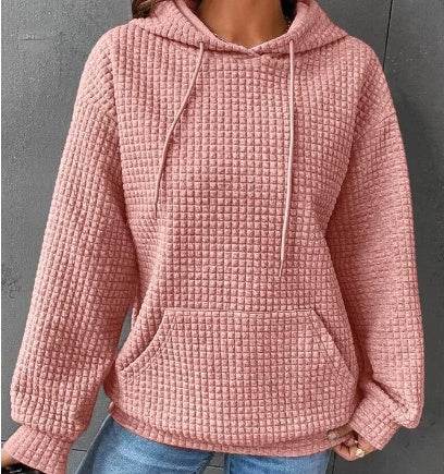 Women's Loose Casual Solid Color Long-sleeved Sweater - MYLUXURY LANE ENTERPRISE