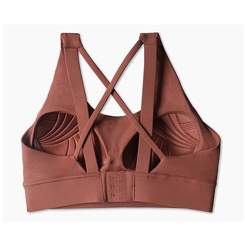 Fixed Cushion Running Shock Absorbing Sports Bra - MYLUXURY LANE ENTERPRISE