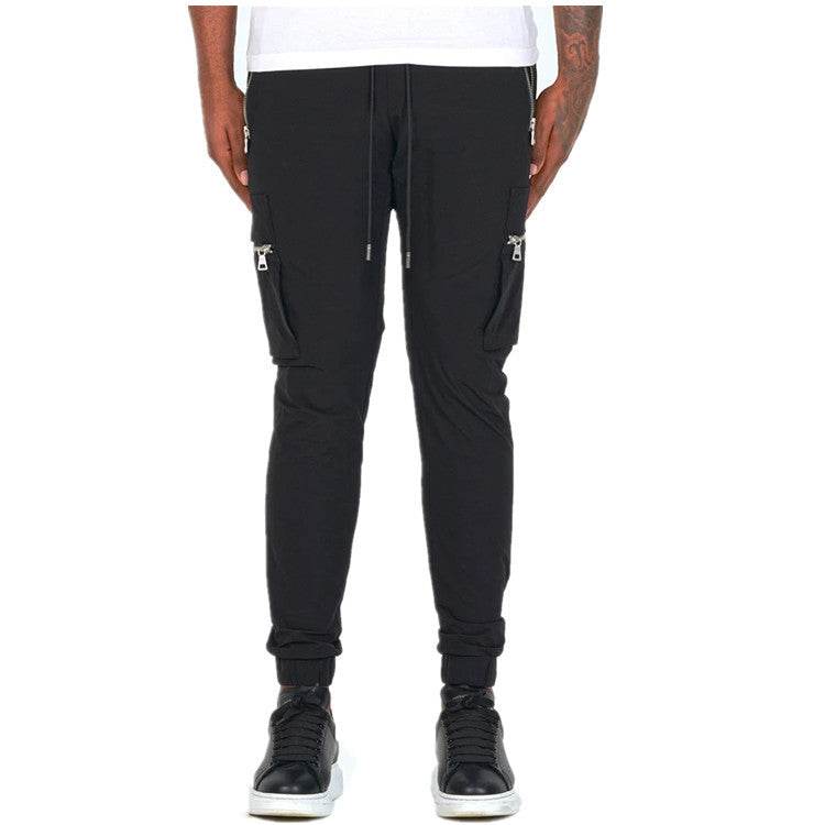 Men's zipper multi-pocket trousers - MYLUXURY LANE ENTERPRISE