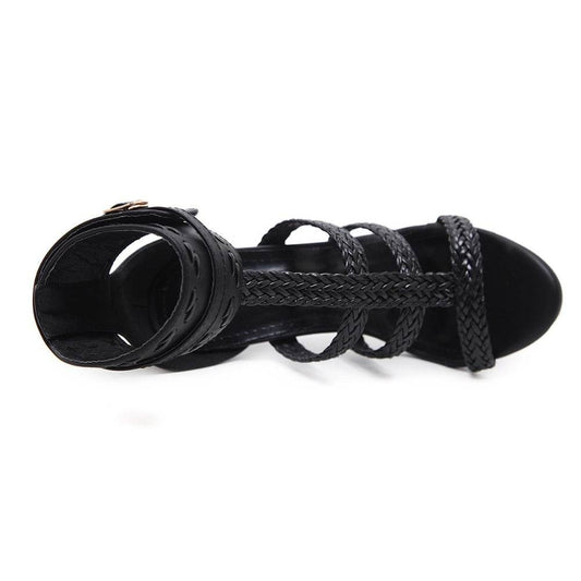 Braid High Heel Sandals - MYLUXURY LANE ENTERPRISE