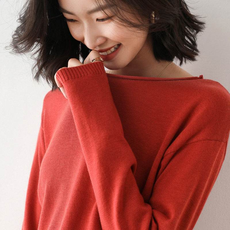 Korean Style Loose Inner Sweater Women All-match Bottoming Shirt - MYLUXURY LANE ENTERPRISE