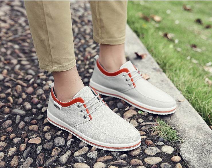 Men's lace-up casual canvas shoes - MYLUXURY LANE ENTERPRISE