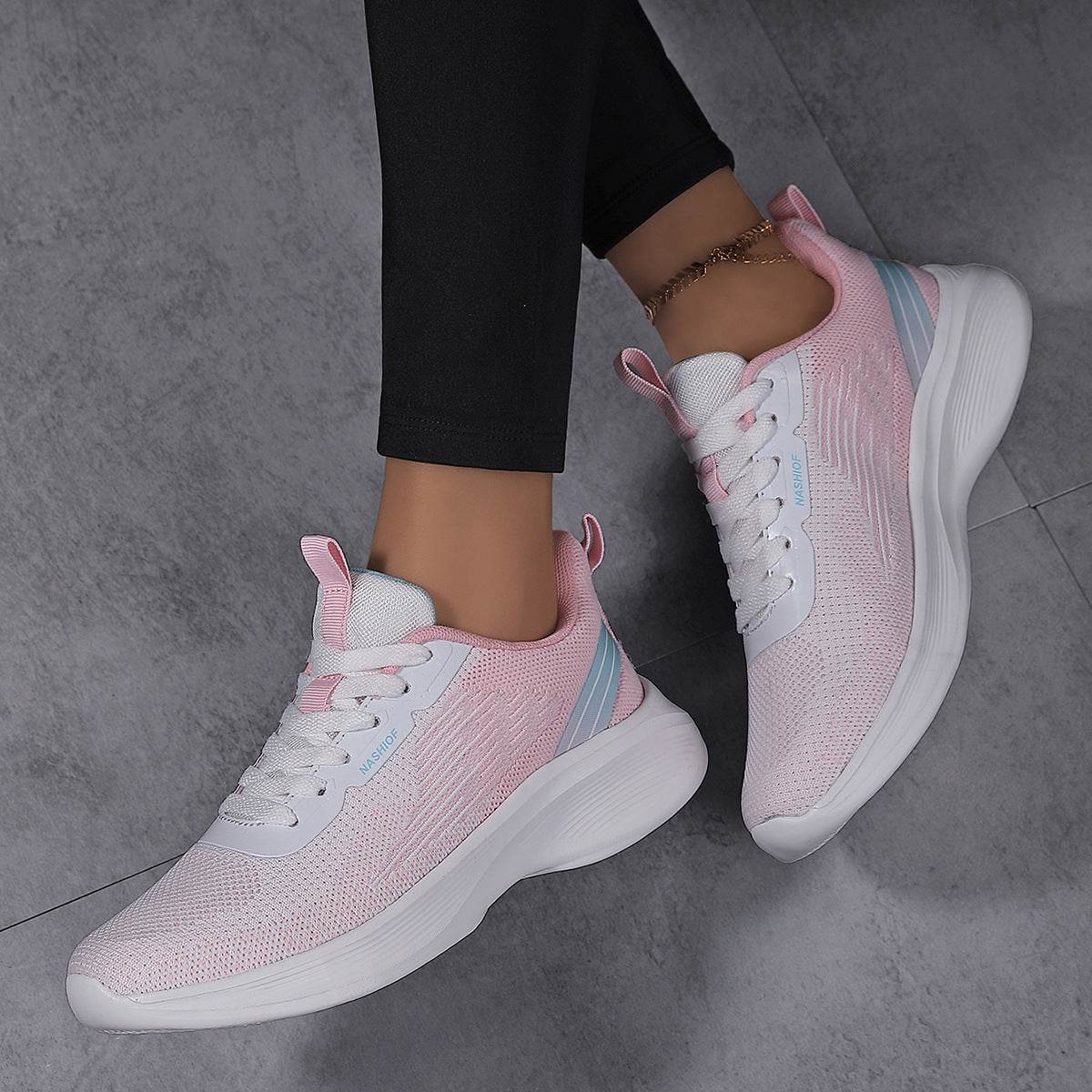 Flyknit Sports Soft Bottom Women's Shoes Lightweight - MYLUXURY LANE ENTERPRISE