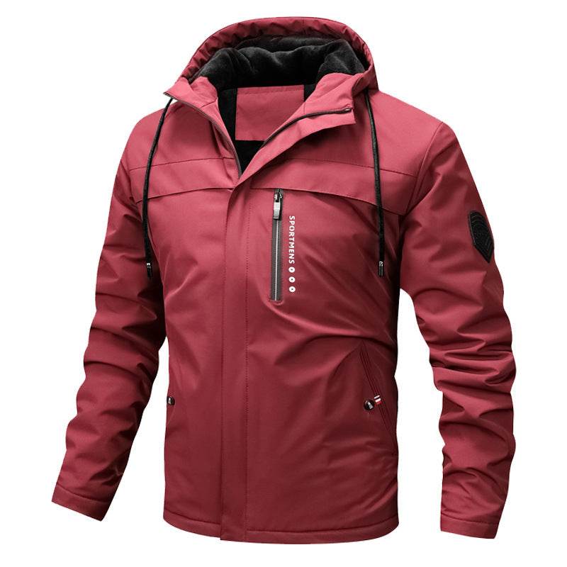 American Retro Men's Loose Fleece Jacket - MYLUXURY LANE ENTERPRISE