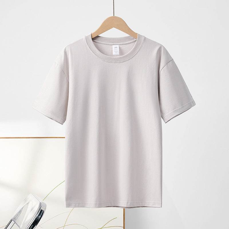 Cotton Round Neck Short Sleeve T-shirt Top - MYLUXURY LANE ENTERPRISE