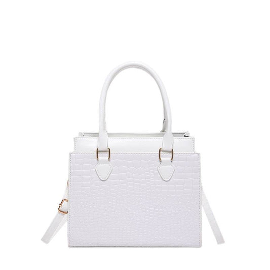 Large-capacity Textured Commuter Tote Pattern Shoulder Messenger Bag - MYLUXURY LANE ENTERPRISE