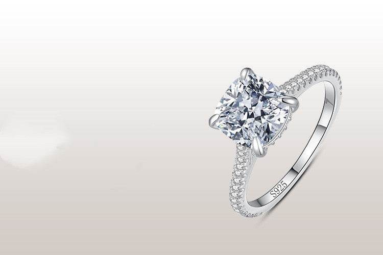 Sterling Silver Ring Women Fashion Luxury - MYLUXURY LANE ENTERPRISE