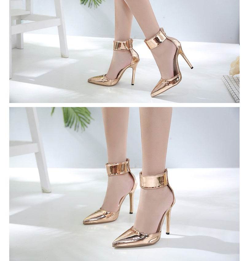 European and American new sandals explosions champagne single shoes - MYLUXURY LANE ENTERPRISE