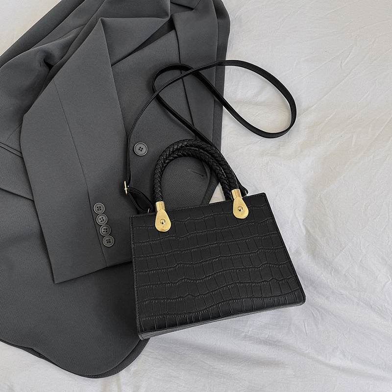 Women's Fashion Small Square Bag Solid Color - MYLUXURY LANE ENTERPRISE
