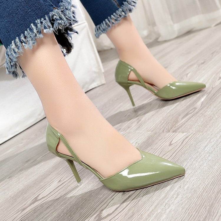 Pointed shallow mouth stiletto heels - MYLUXURY LANE ENTERPRISE