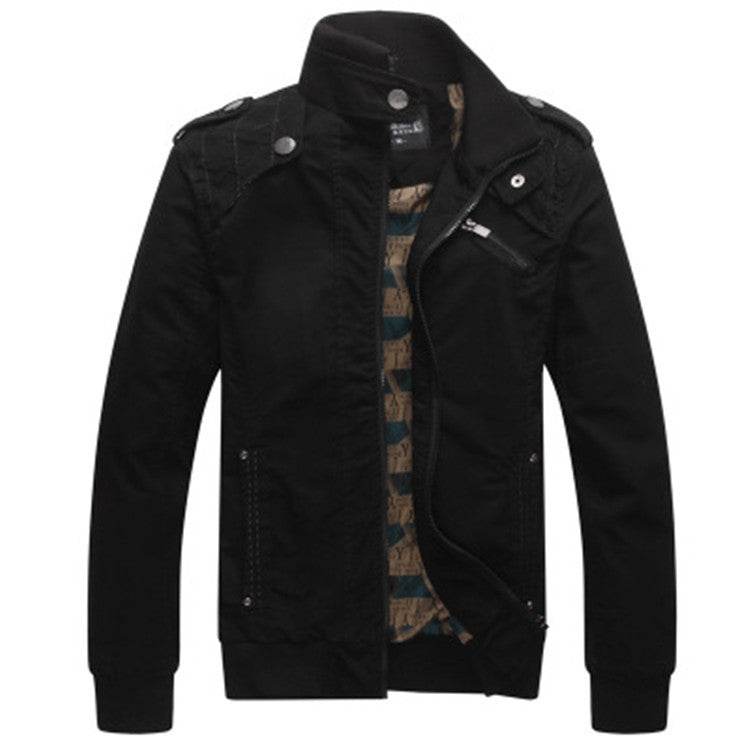 Men's Washed Jacket Slim Fit Thin - MYLUXURY LANE ENTERPRISE