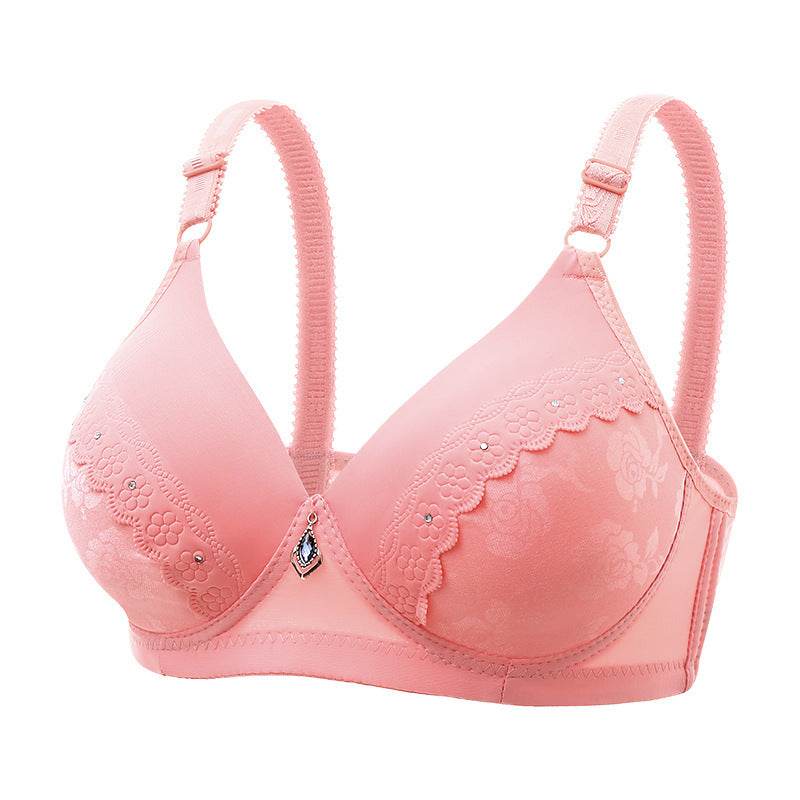 Lace Jacquard Comfortable Thin Bra - MYLUXURY LANE ENTERPRISE