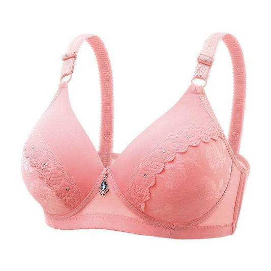Lace Jacquard Comfortable Thin Bra - MYLUXURY LANE ENTERPRISE