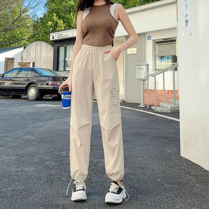 American Style Overalls Quick-drying Sports Straight Wide Leg - MYLUXURY LANE ENTERPRISE