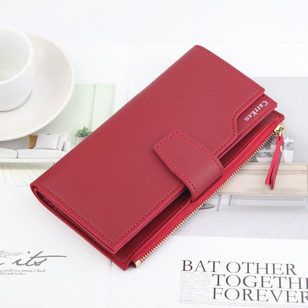 Women's Wallet Long Wallet Women Zipper Card - MYLUXURY LANE ENTERPRISE