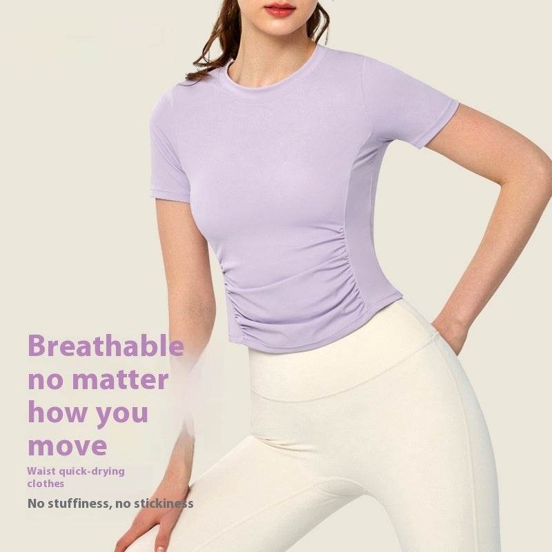 Women's Fashion Slim Fit Slimming Quick-drying Exercise Top - MYLUXURY LANE ENTERPRISE