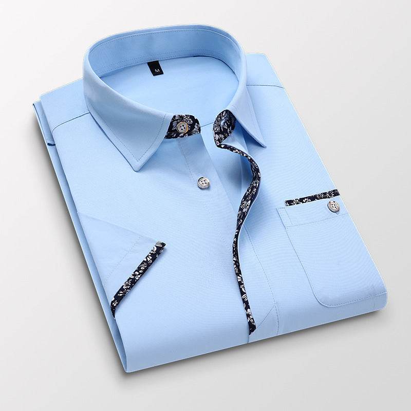 Men's New Slim Print Plus Size Shirt - MYLUXURY LANE ENTERPRISE