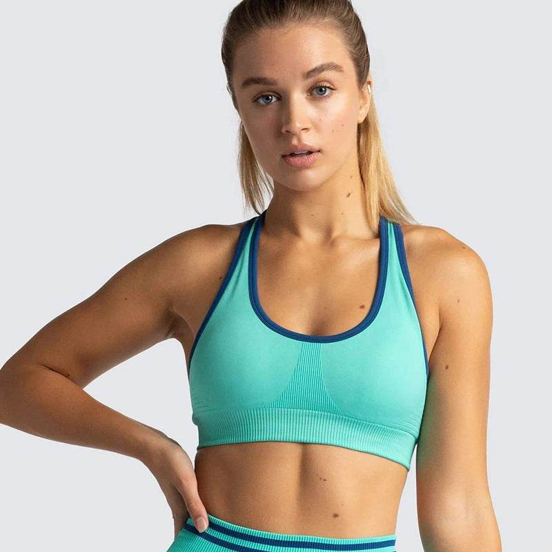 Sports Bra High Waist Peach Hip Stretch Trousers - MYLUXURY LANE ENTERPRISE