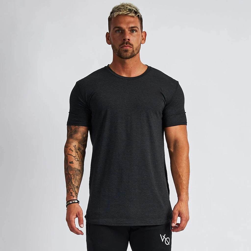 Men's Sports And Leisure Solid Color Light Board Short Sleeved - MYLUXURY LANE ENTERPRISE