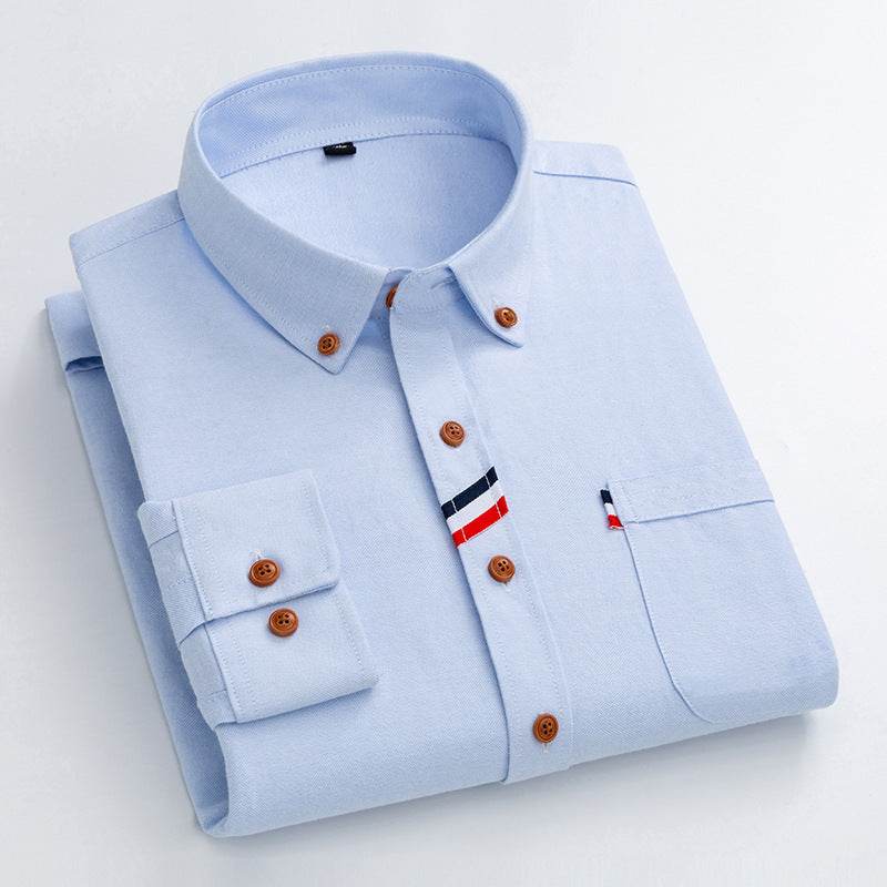 All-matching Casual Cotton Summer Business Oxford Woven Shirts - MYLUXURY LANE ENTERPRISE