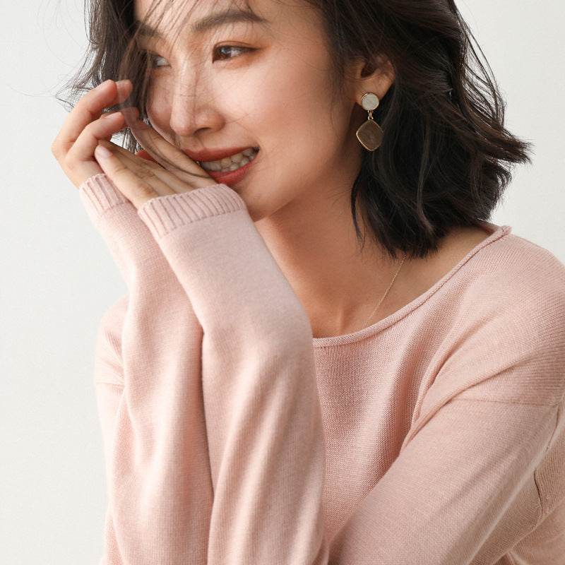 Korean Style Loose Inner Sweater Women All-match Bottoming Shirt - MYLUXURY LANE ENTERPRISE